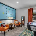 Renovated Cabin Interior Design Gameroom Hottub