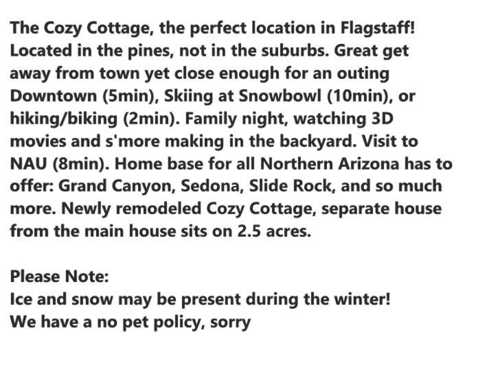 The Cozy Chalet *